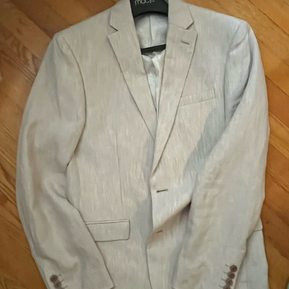 Men's Cream Suit Blazer